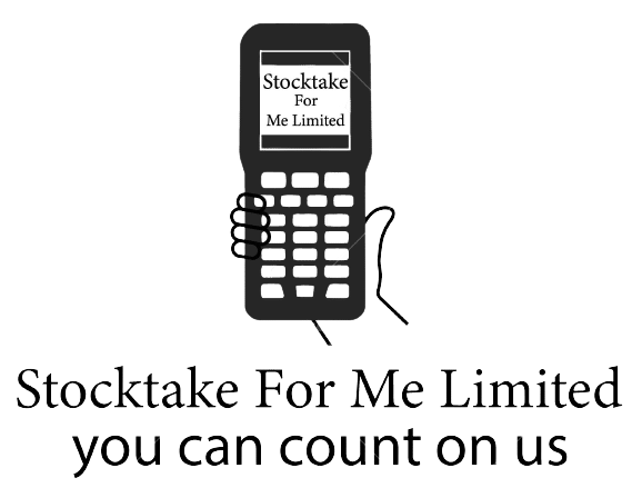 "Stocktake For Me Limited" logo with a calculator, emphasizing inventory management and stocktaking solutions.